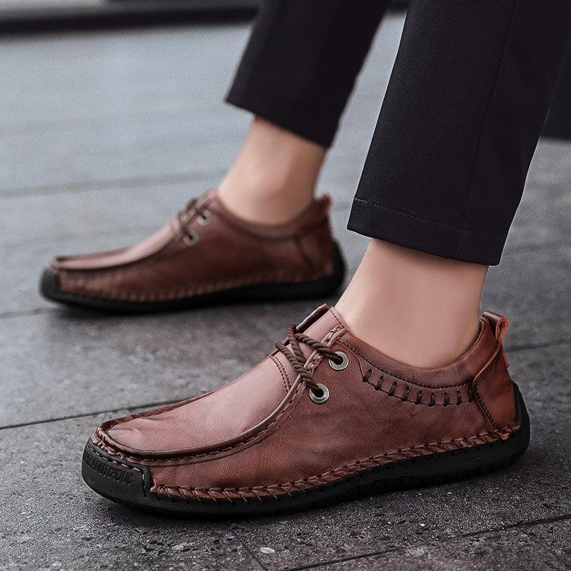Fashion Trend Leather Shoes Casual Shoes - Cruish Home