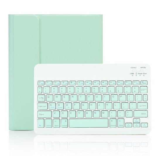 Color Flat Bluetooth Keyboard Leather Case Pen Slot - Cruish Home