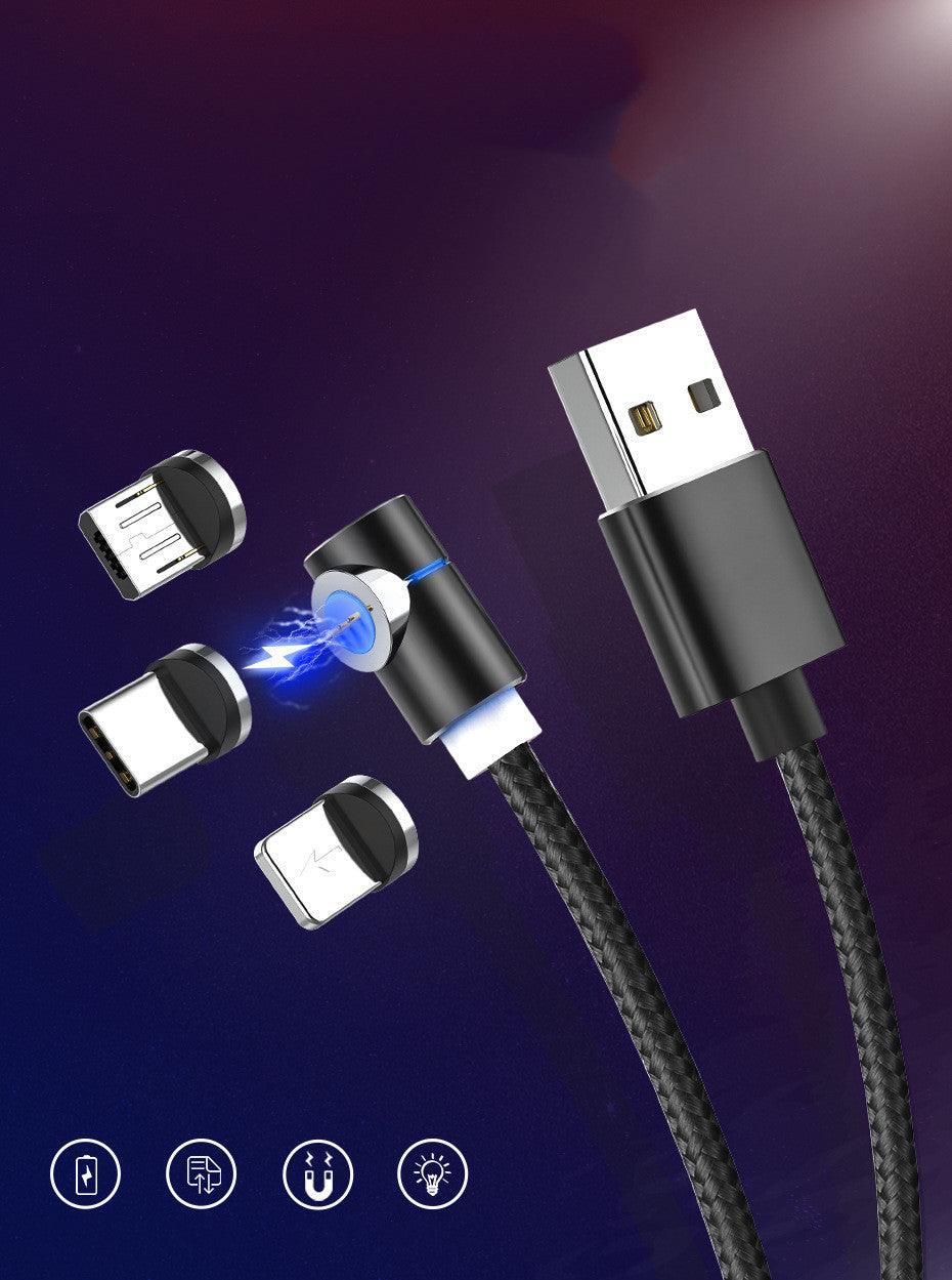 Magnetic Cable LED Magnet Charger Cable USB Cable & USB Type-C USB C - Cruish Home