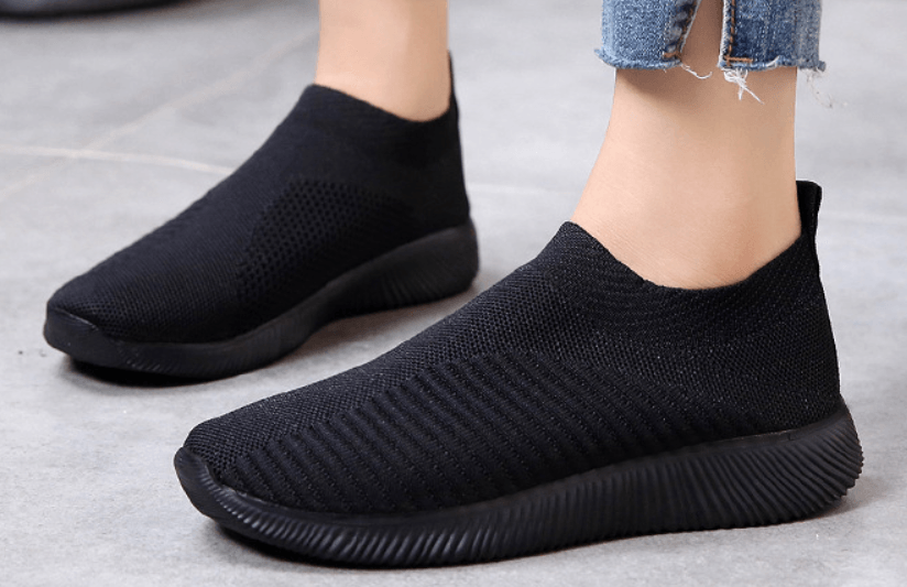 2021 winter new casual knitted socks shoes flat sports shoes - Cruish Home