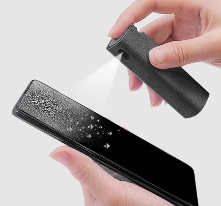 2 In 1 Phone Computer Screen Cleaner Kit For Screen Dust Removal Microfiber Cloth Set - Cruish Home