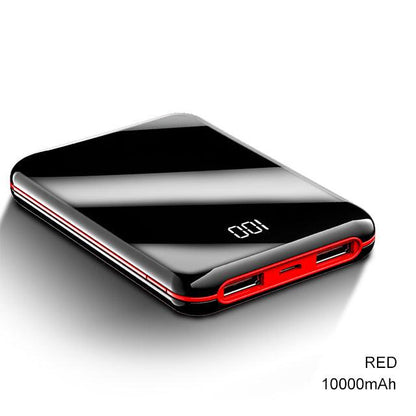 10000mAh Power Bank External Battery Bank 8W Quick Charge Powerbank portable charger with Dual USB Output for Phone - Cruish Home
