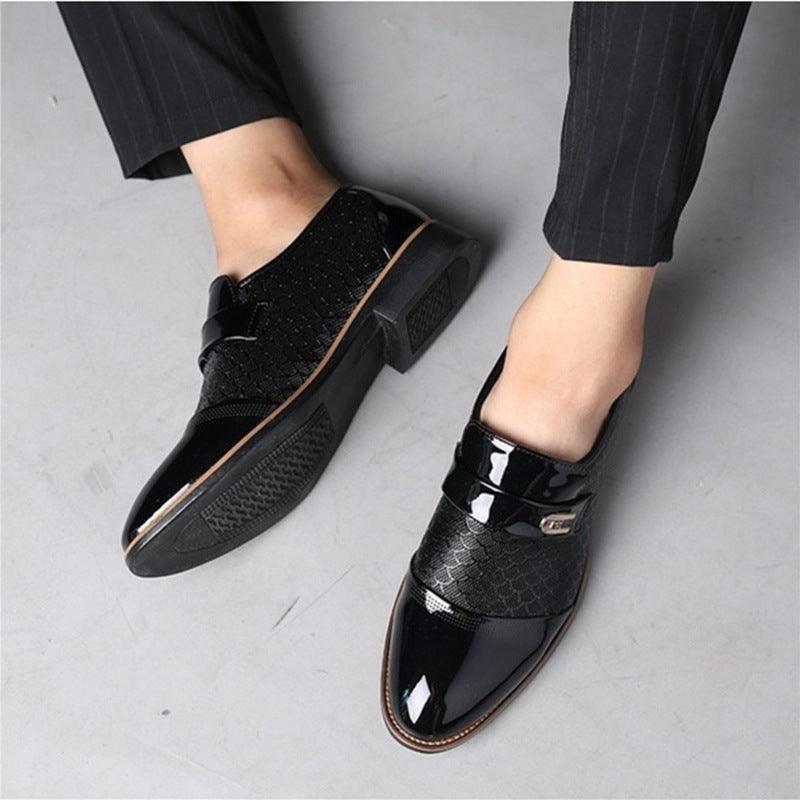 Men's leather shoes men's casual shoes - Cruish Home