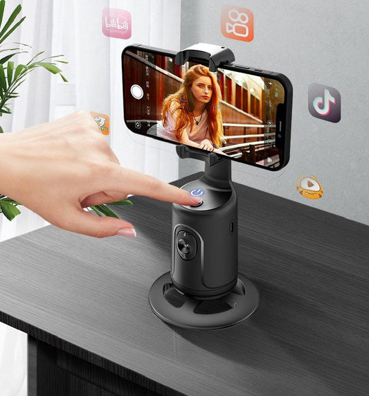 360 Degree Cross Border Ai Intelligent Humanoid Recognition And Tracking Face Tracking Holder Phone Holder - Cruish Home