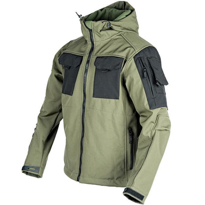 Tactical Soft Shell Jacket Tactical Windbreaker Waterproof Outdoor - Cruish Home