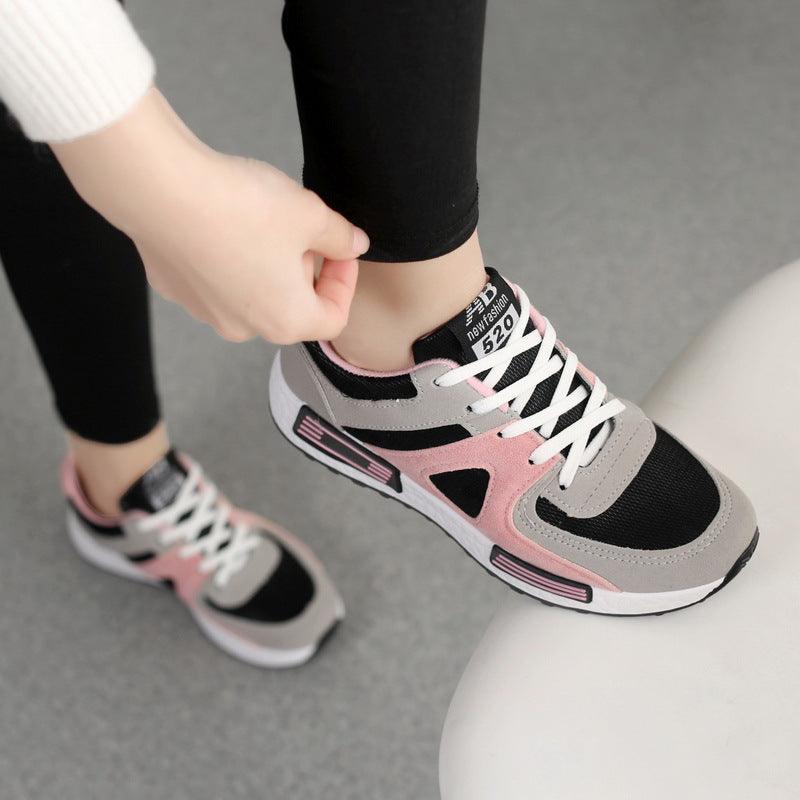 Sports Shoes Women's All-match Casual Shoes Forrest Shoes Student Breathable Board Shoes Flat Running Shoes - Cruish Home