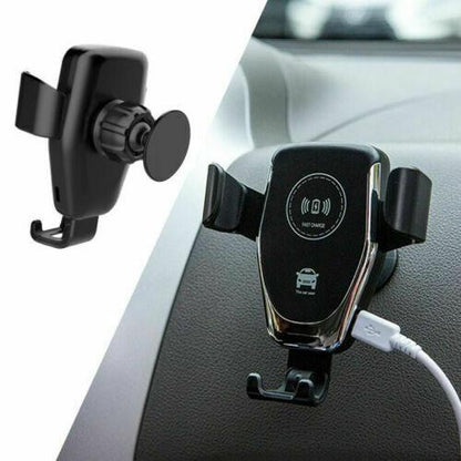 10W QI Wireless Fast Car Charger Mount Holder Stand Automatic Clamping Charging - Cruish Home