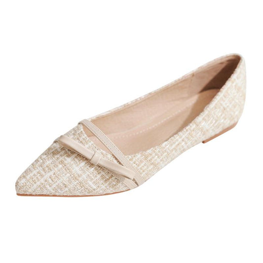 All-match Net Celebrity Flat-bottom Fairy Gentle Little Fragrant Style Single Shoes Women's Shoes - Cruish Home