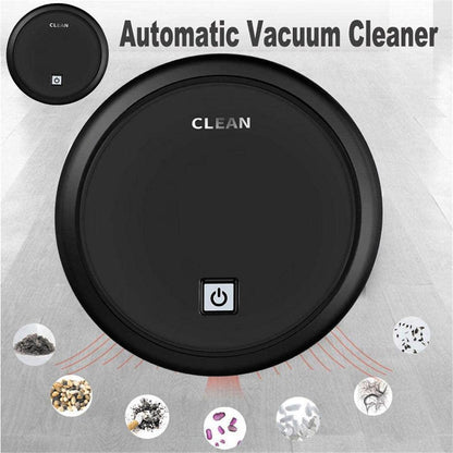 3-in-1 Robot Vacuum Cleaner 1800Pa Multifunctional Smart Floor Cleaner USB Rechargeable Dry Wet Sweeping Vacuum Cleaner - Cruish Home