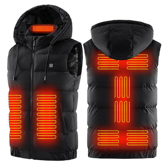 Self-heating Vest Men's Hooded Smart - Cruish Home