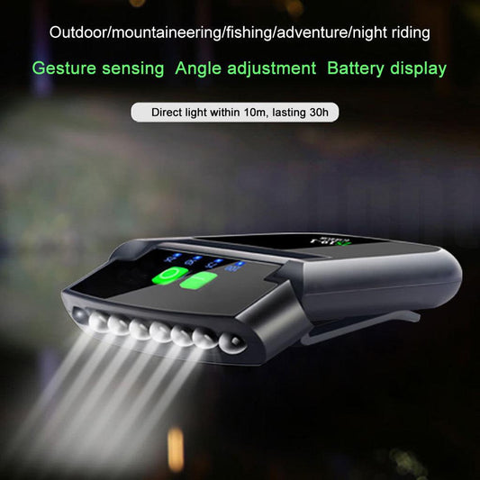 LED Smart Sensor Headlight Night Fishing Sports Cycling Charging Strong Bright Light - Cruish Home