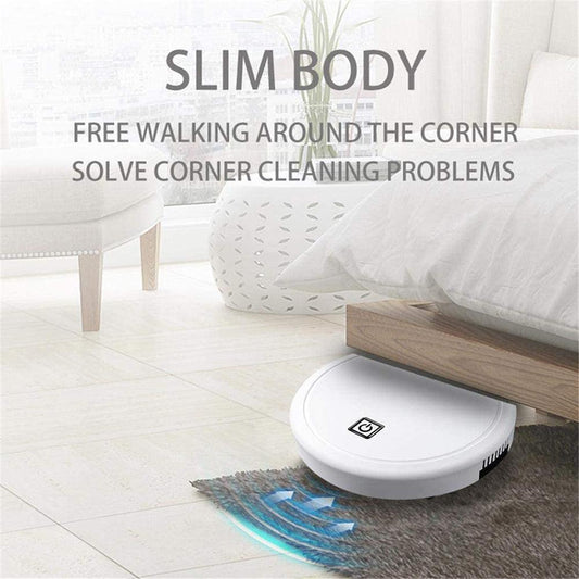 3-in-1 Robot Vacuum Cleaner 1800Pa Multifunctional Smart Floor Cleaner USB Rechargeable Dry Wet Sweeping Vacuum Cleaner - Cruish Home
