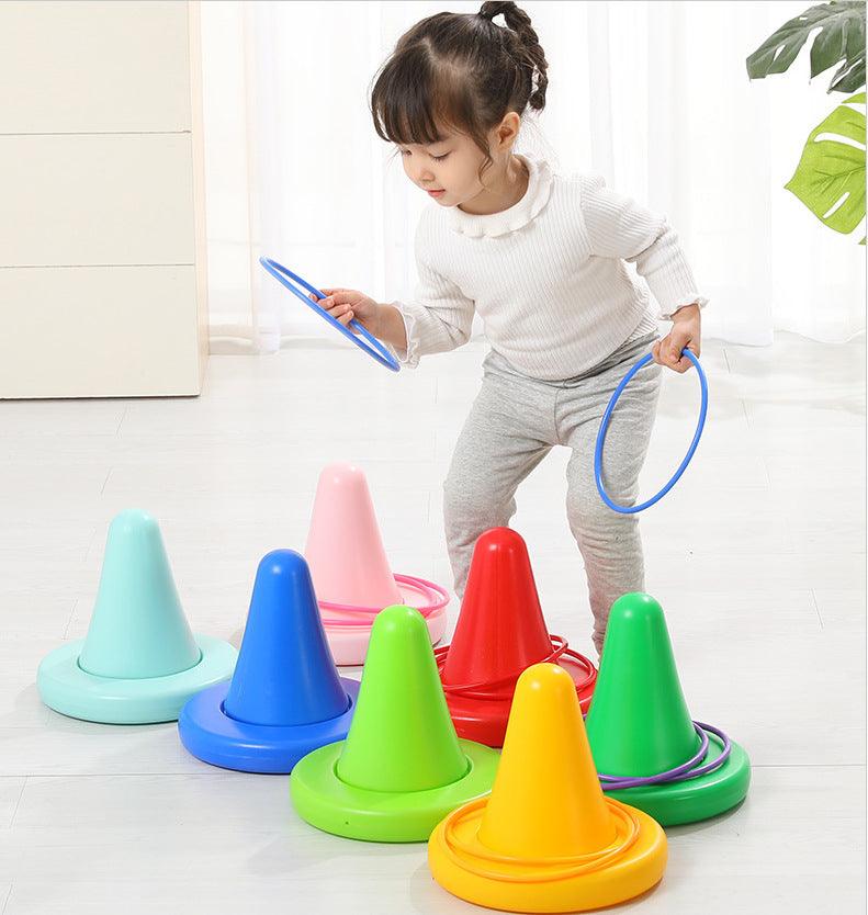 Children Balance Training Sensory Integration Toy Throwing Ring Funny Game Balance Perception Kids Teaching Aid - Cruish Home